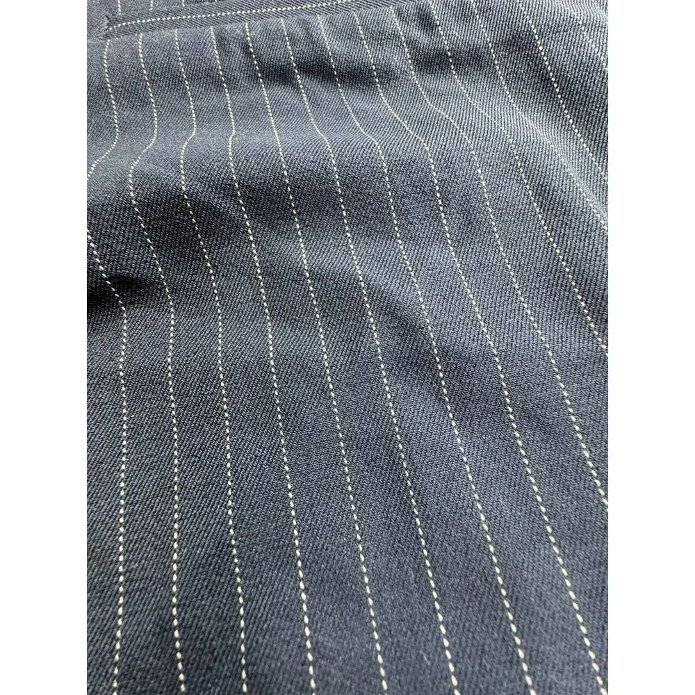 Women's High-Rise Skinny Ankle 12 Pants  A New Day navy blue pinstripe corp core